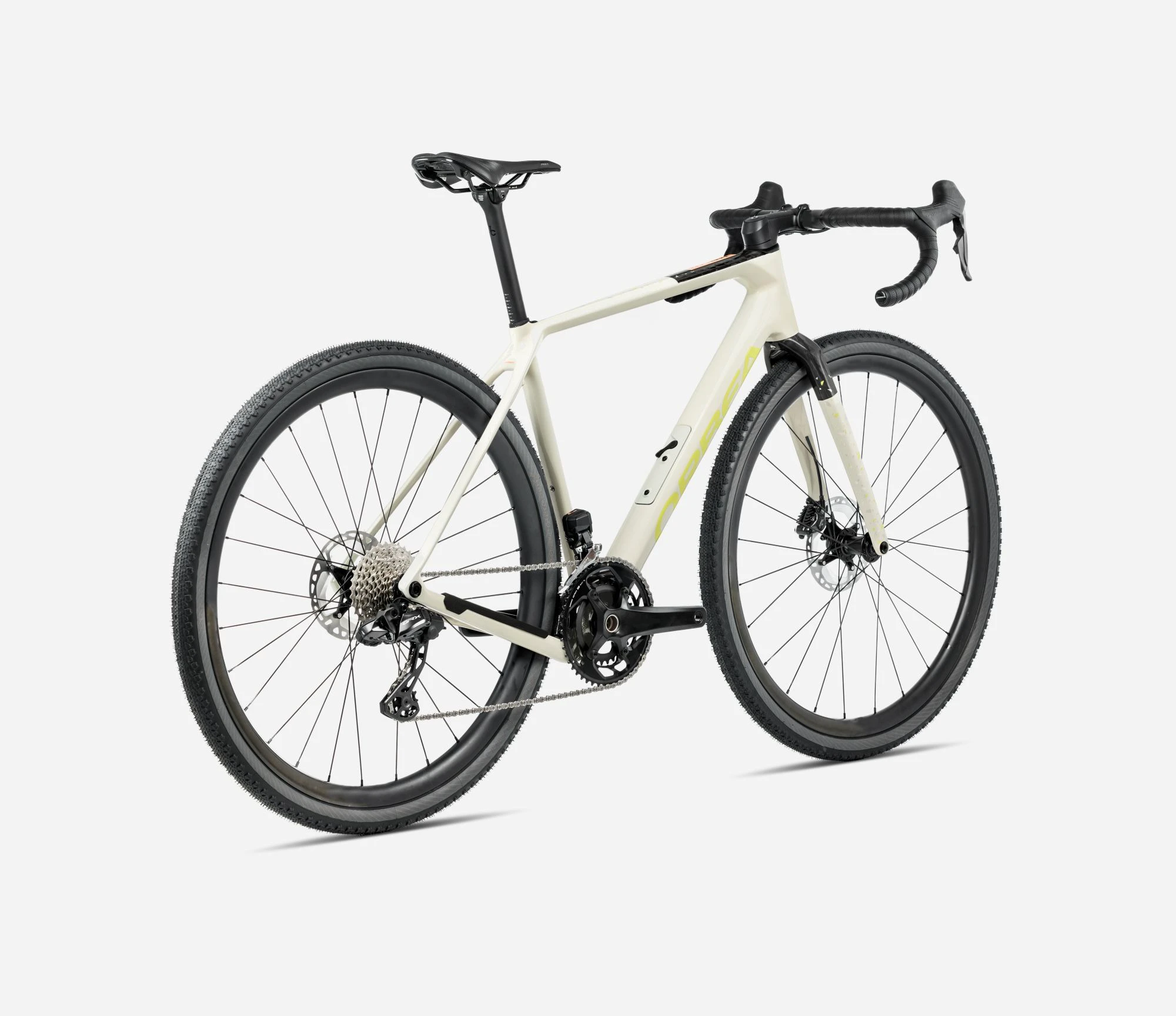 3. Bicicletă gravel Orbea TERRA M21eTEAM 1X - Ivory White | Spicy Lime (Gloss)