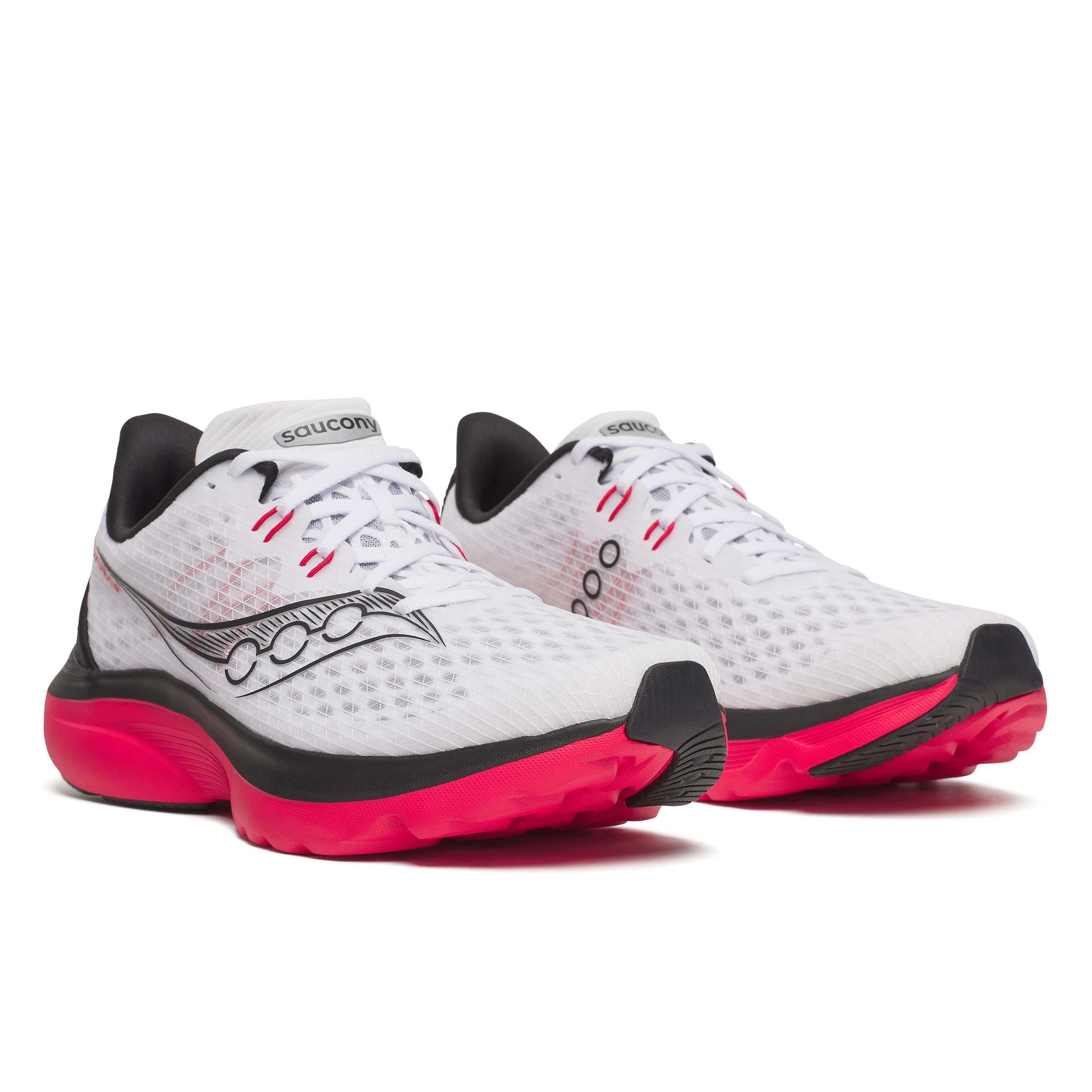 2. Saucony - pantofi alergare - Kinvara 16 - White | Red