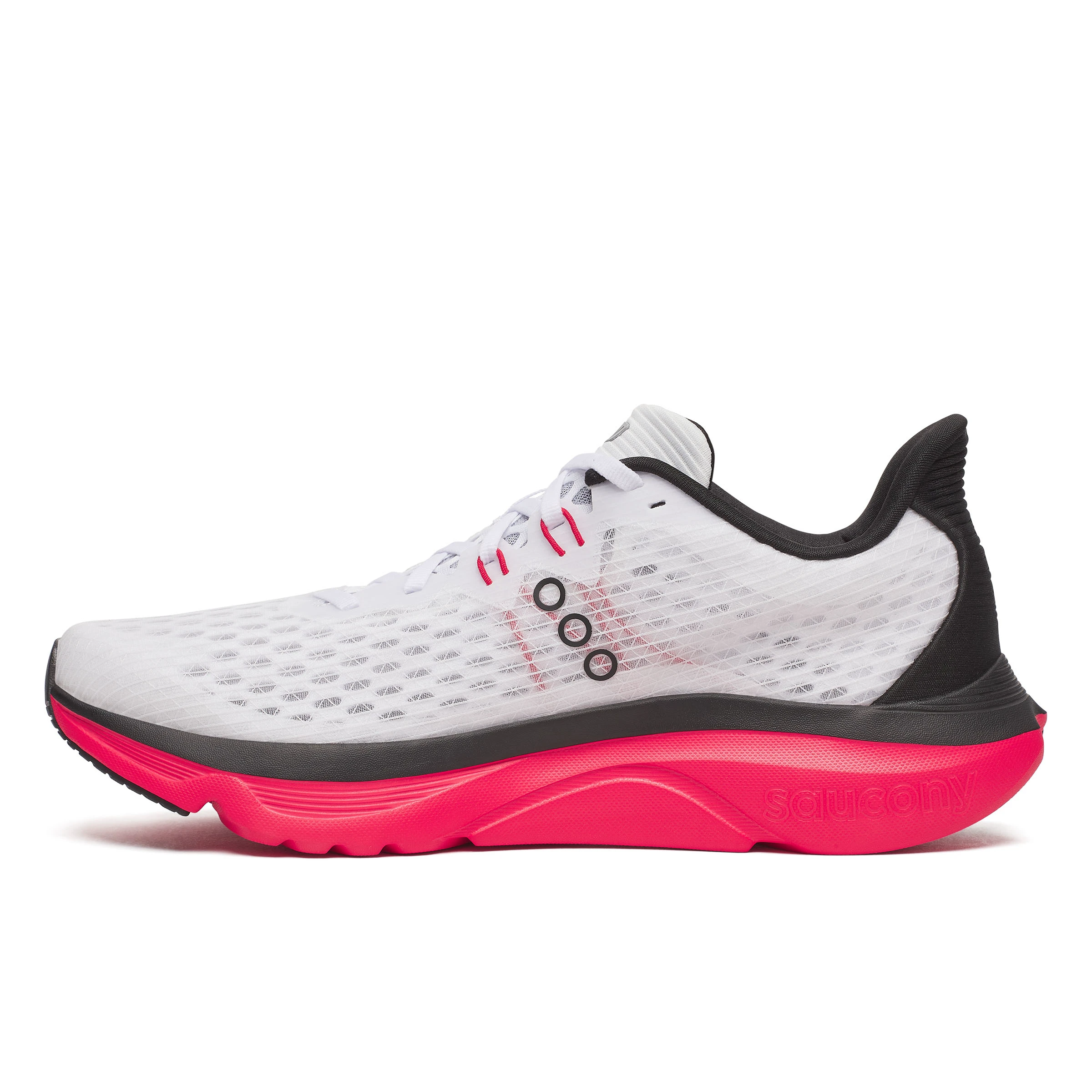3. Saucony - pantofi alergare - Kinvara 16 - White | Red