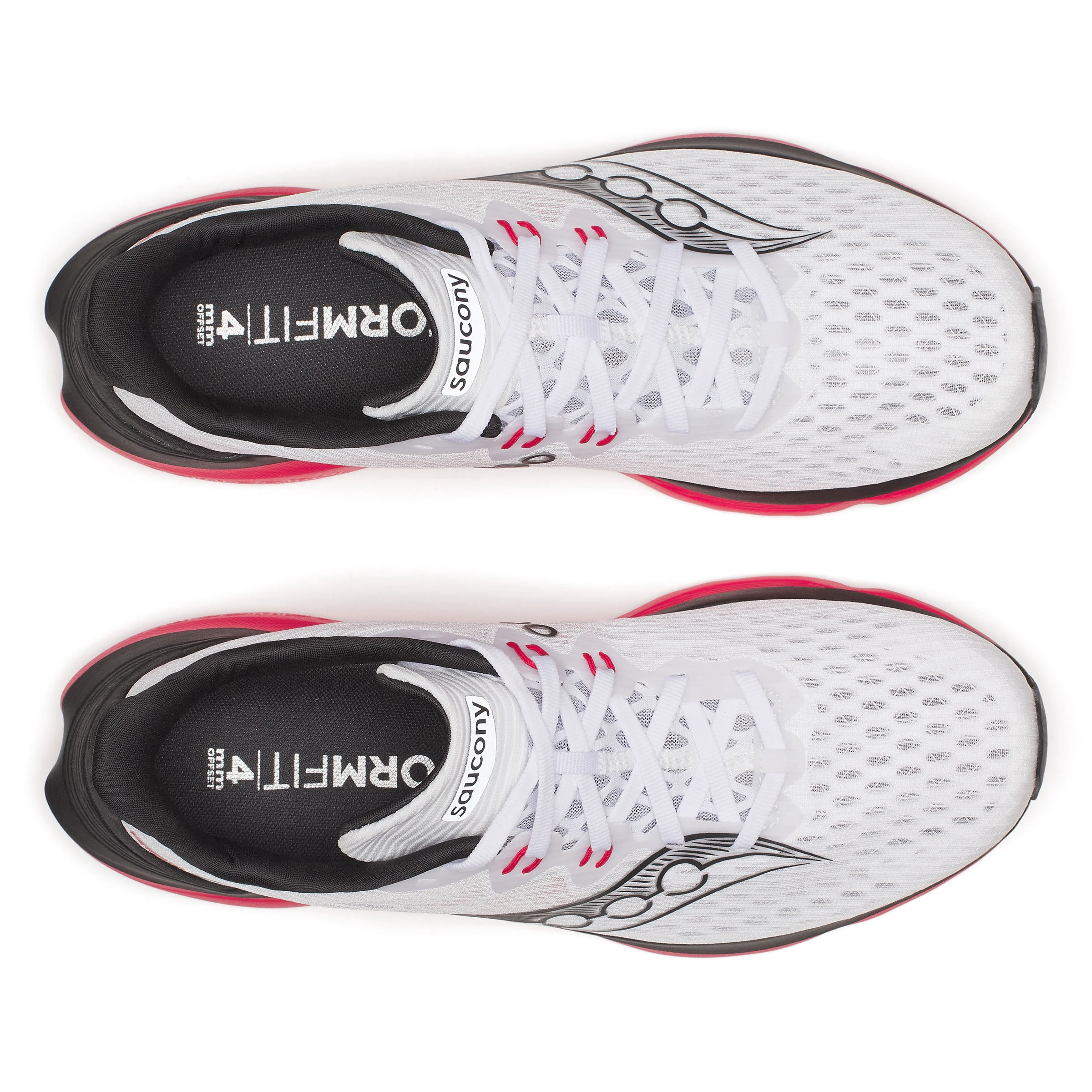 5. Saucony - pantofi alergare - Kinvara 16 - White | Red