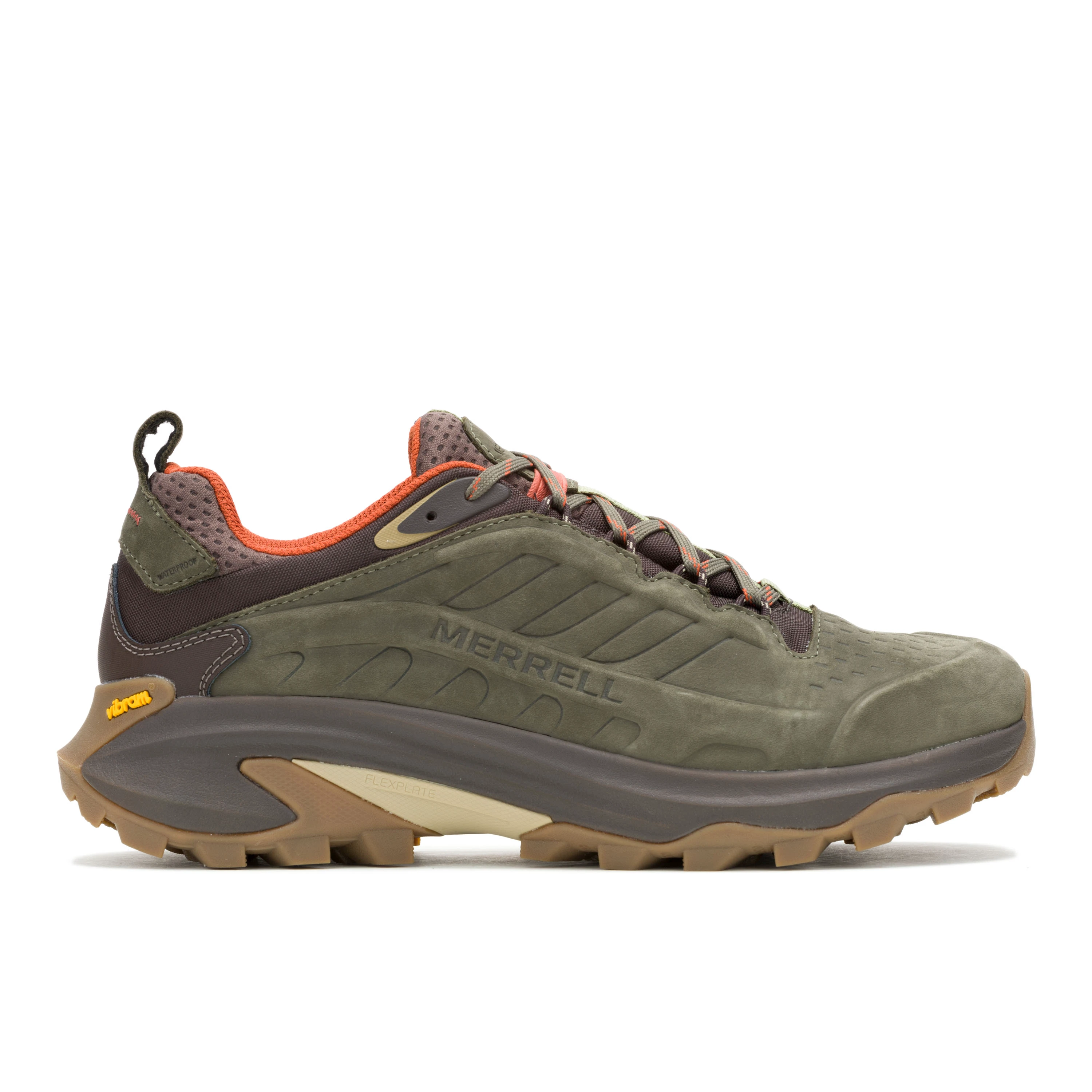 1. Merrell - pantofi sport - MOAB SPEED 2 Leather Waterproof - olive