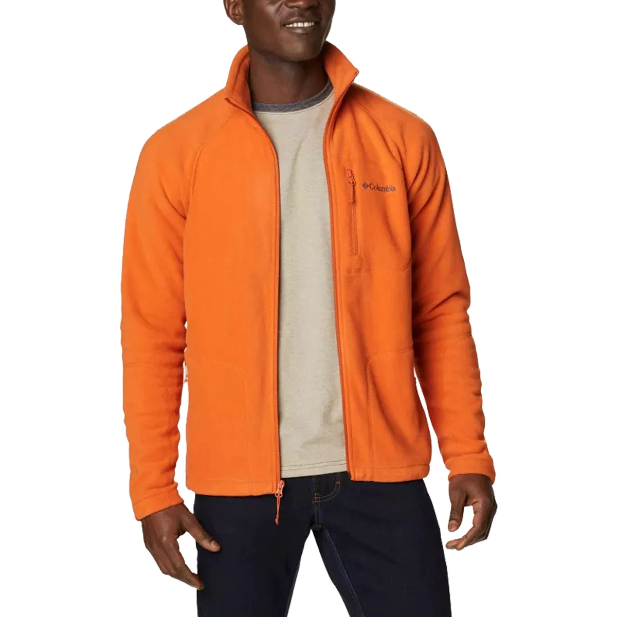 2. Columbia - Bluza Barbati Columbia Fast Trek II Full Zip - portocaliu