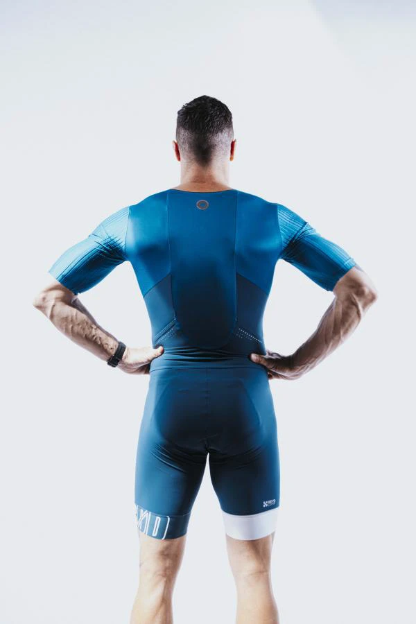 5. Z3R0D - Costum triatlon cu maneca scurta barbati - Racer MAN TTSUIT DEEP OCEAN