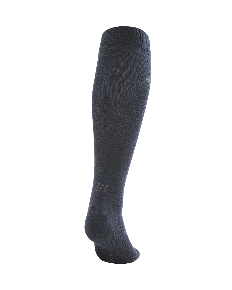 1. Șosete Compresie Înalte CEP Alllday Recovery Socks - albastru închis | Recuperare Rapidă