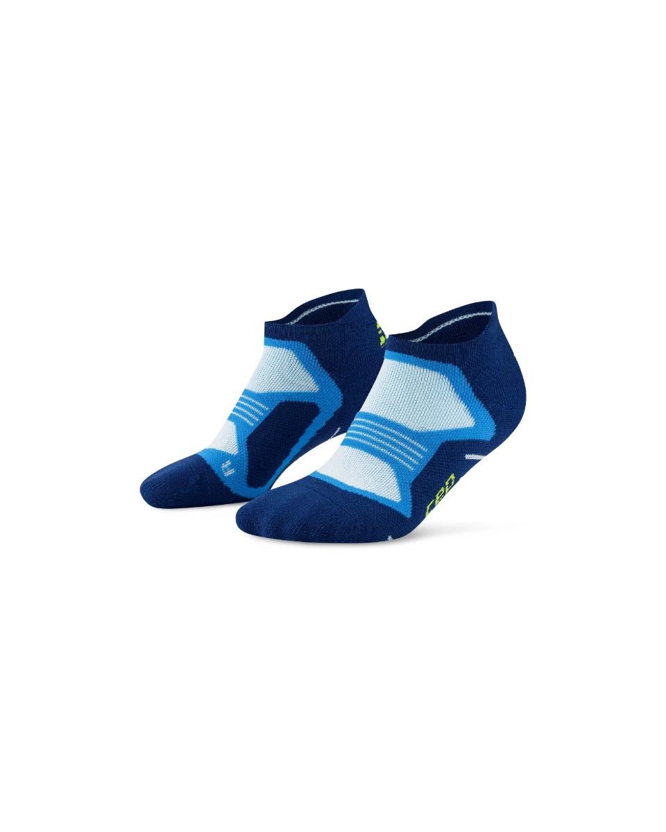 3. Șosete compresie CEP Core Run Cushion No Show - albastru | confort