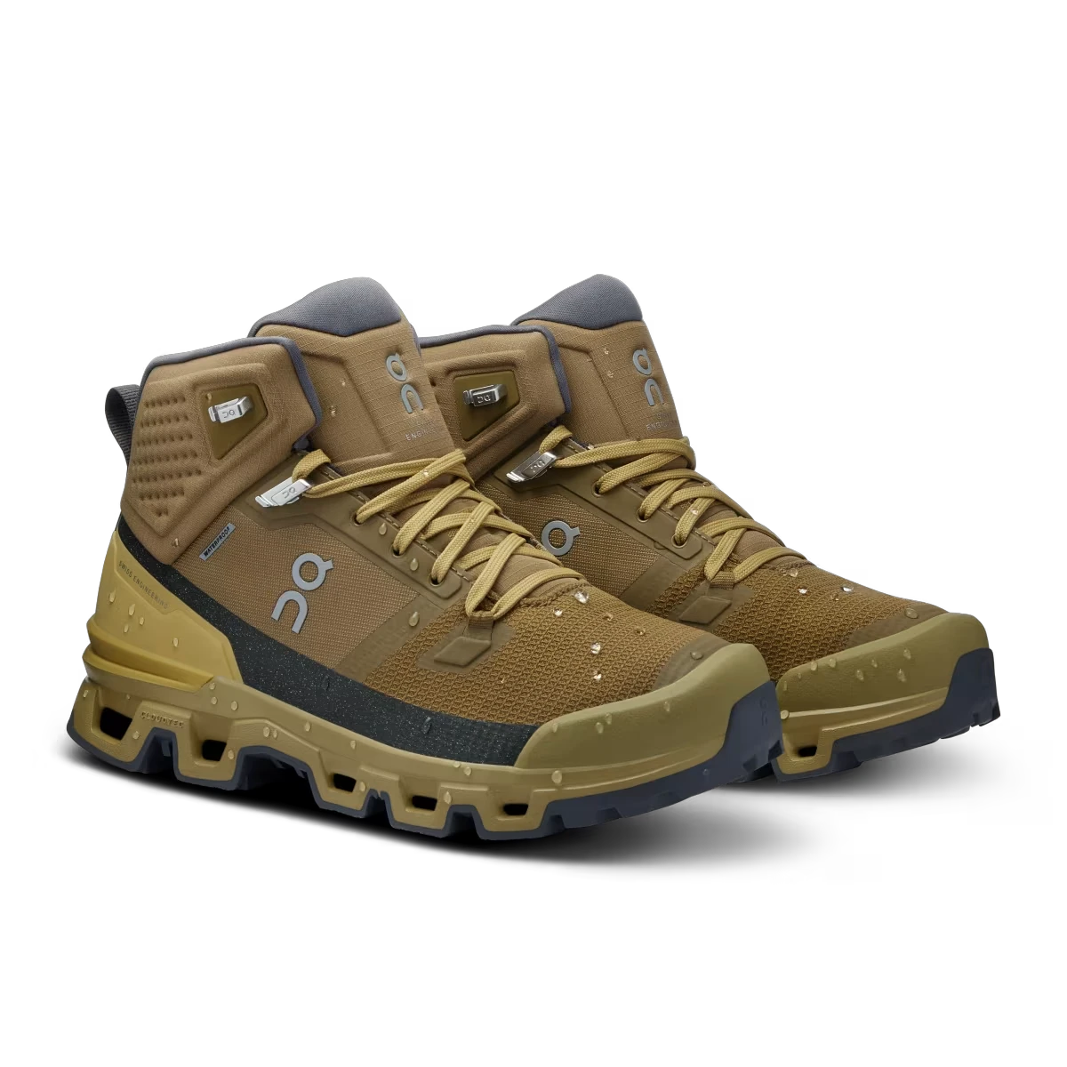 3. On - ghete sport pentru femei - Cloudrock 2 Waterproof - Maro Bej Hunter | Safari