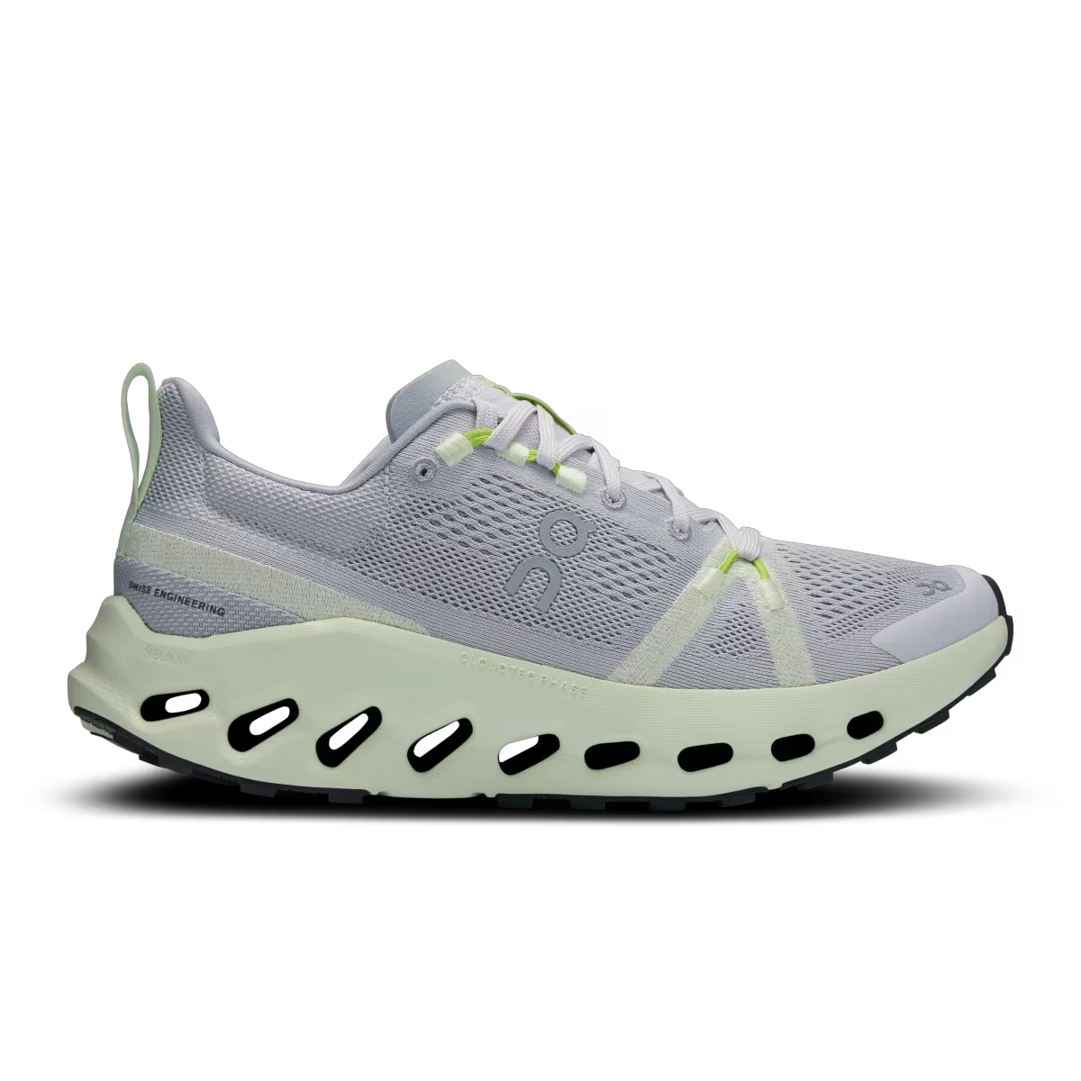 1. On - pantofi alergare trail - Cloudsurfer Trail W - gri verde Frost | Lima