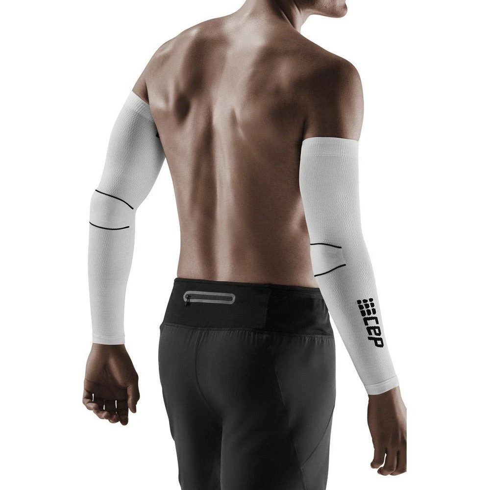 3. CEP - compresie brate - Compression Arm Sleeves L2 - White I Black