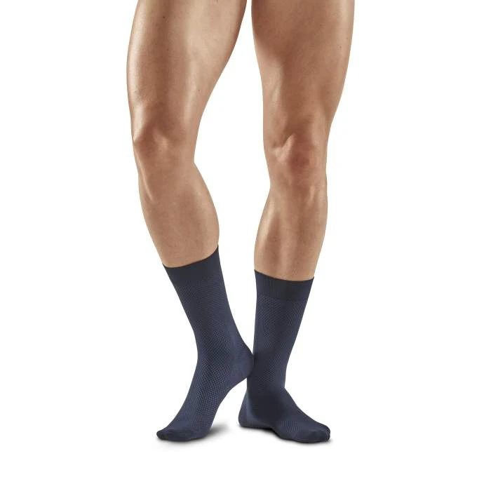 1. CEP - sosete compresie scurte - Business Compression Socks Mid Cut - Black
