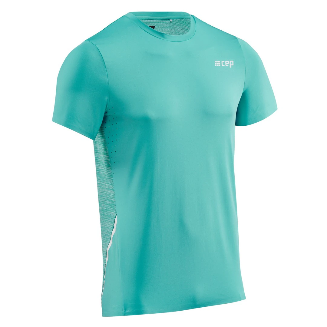 3. CEP - tricou cu maneca scurta - Run Shirt round neck - Ocean