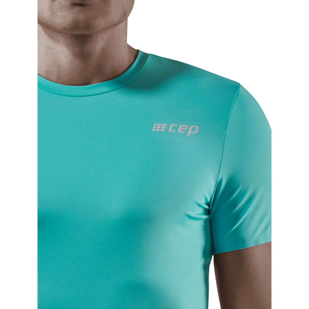5. CEP - tricou cu maneca scurta - Run Shirt round neck - Ocean