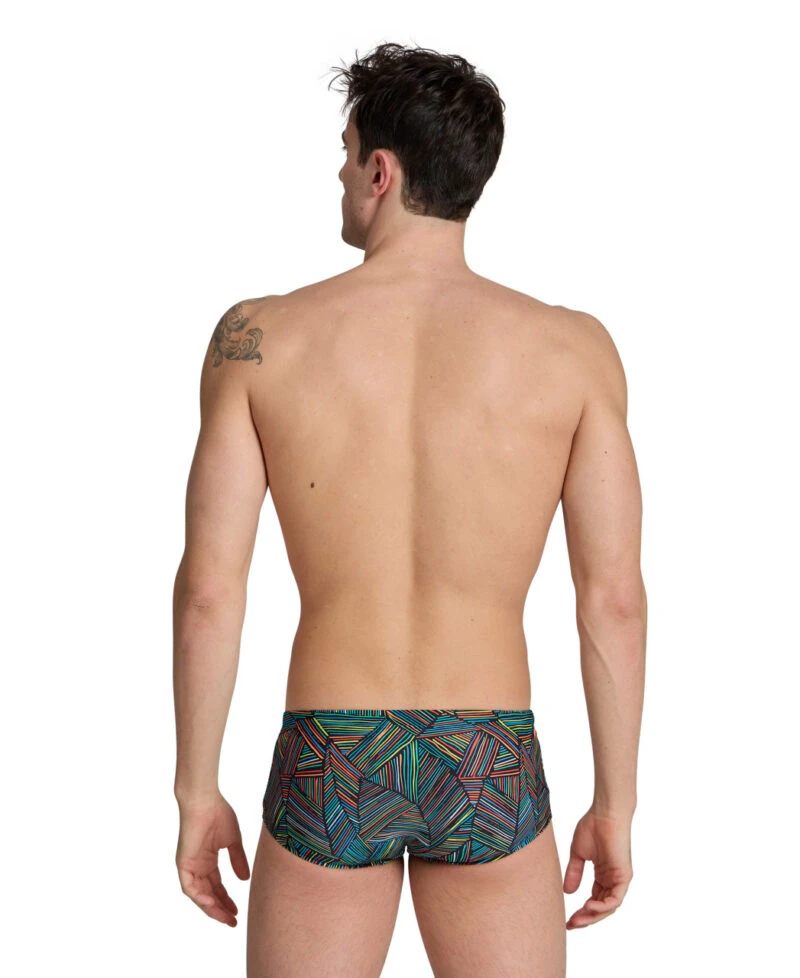 4. Arena - costum inot barbati - boxer - Overview Low Waist - Black | Multi