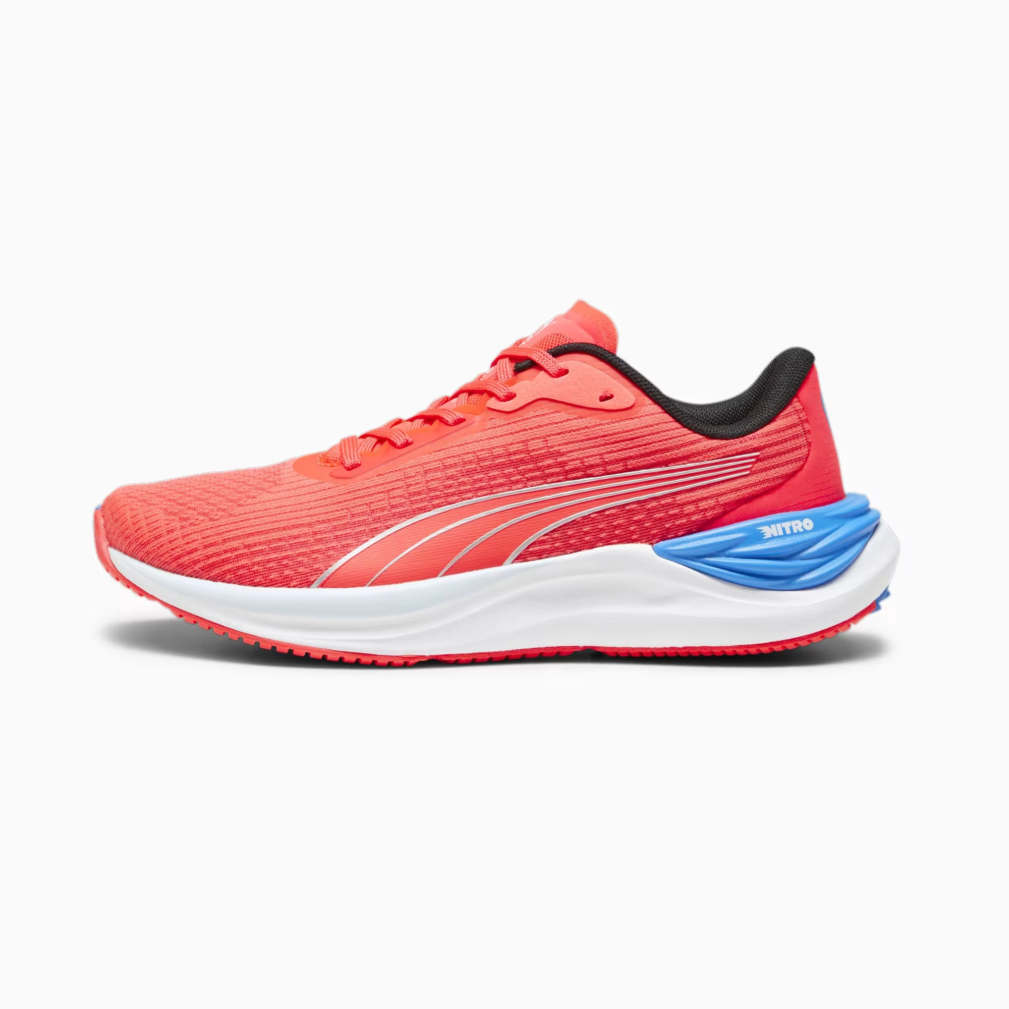 3. Puma - pantofi alergare pentru femei Electrify NITRO 3 - portocaliu Orhidee alb albastru Ultra
