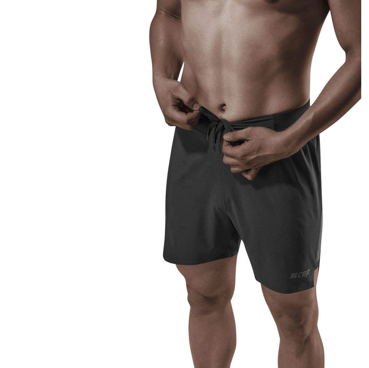 8. CEP - Pantaloni scurti alergare pentru barbati Run Loose Fit Shorts - negru