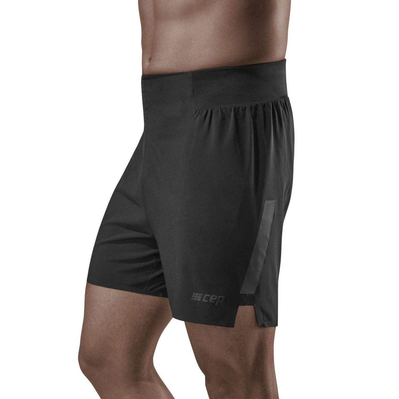 6. CEP - Pantaloni scurti alergare pentru barbati Run Loose Fit Shorts - negru