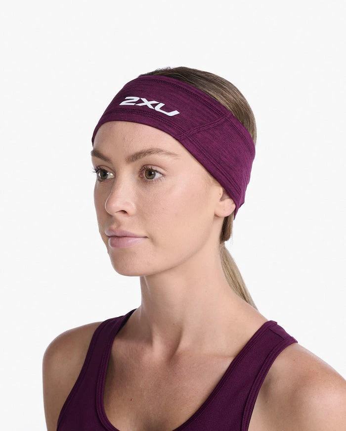 1. 2XU - vizor alergare - Headband - Beet Silver Reflective - OSFA