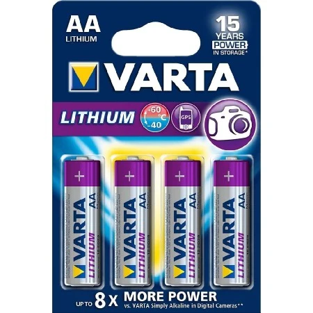 1. Varta - set baterii AA - ultra lithium - 4 buc