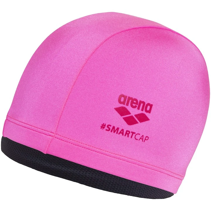 1. Arena - casca inot textila - copii - Smartcap - Pink