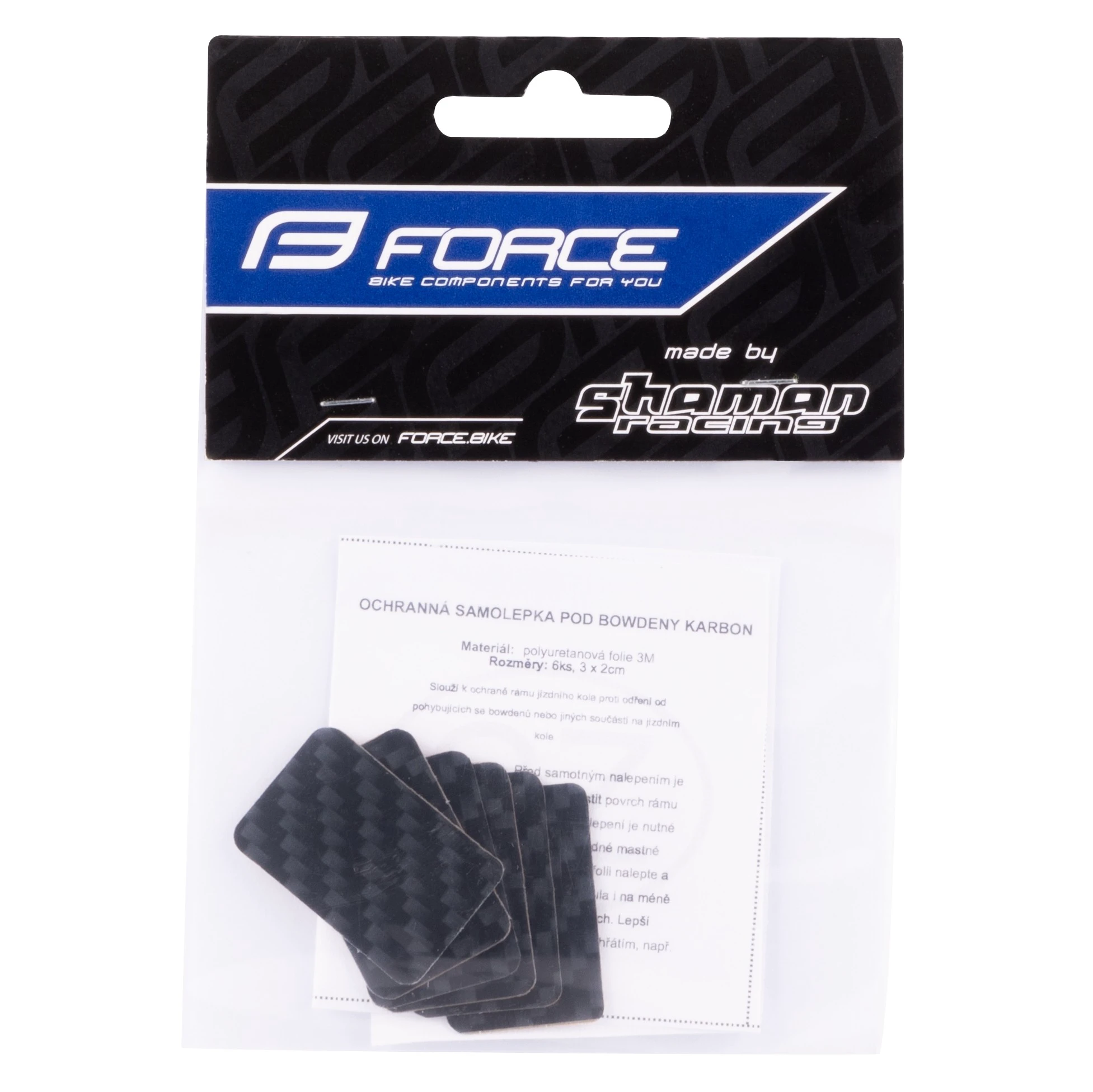 1. Protectii Cadru Force pentru Cabluri Set 6 bucati design din Carbon