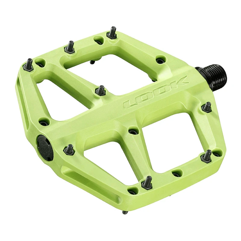 1. Look - pedale flat bicicleta MTB Trail Fusion - verde lime fluo