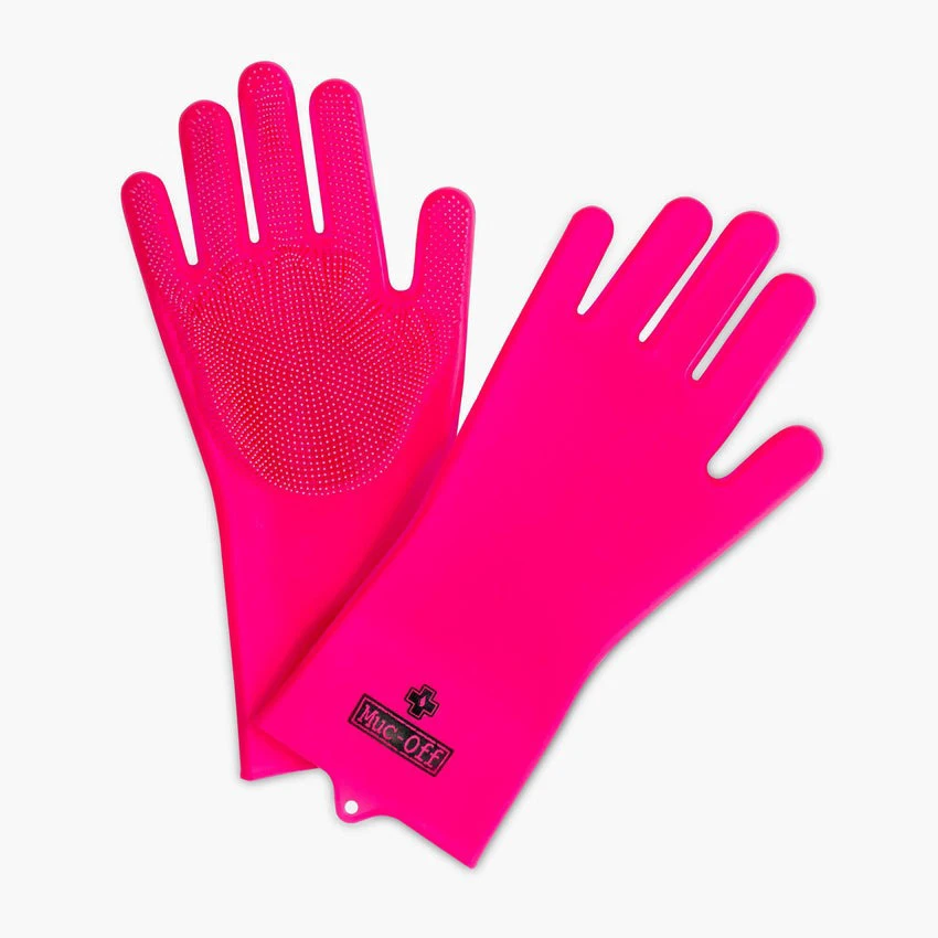 1. Manusi de curatare Muc-Off Deep Scrubber Pink XL