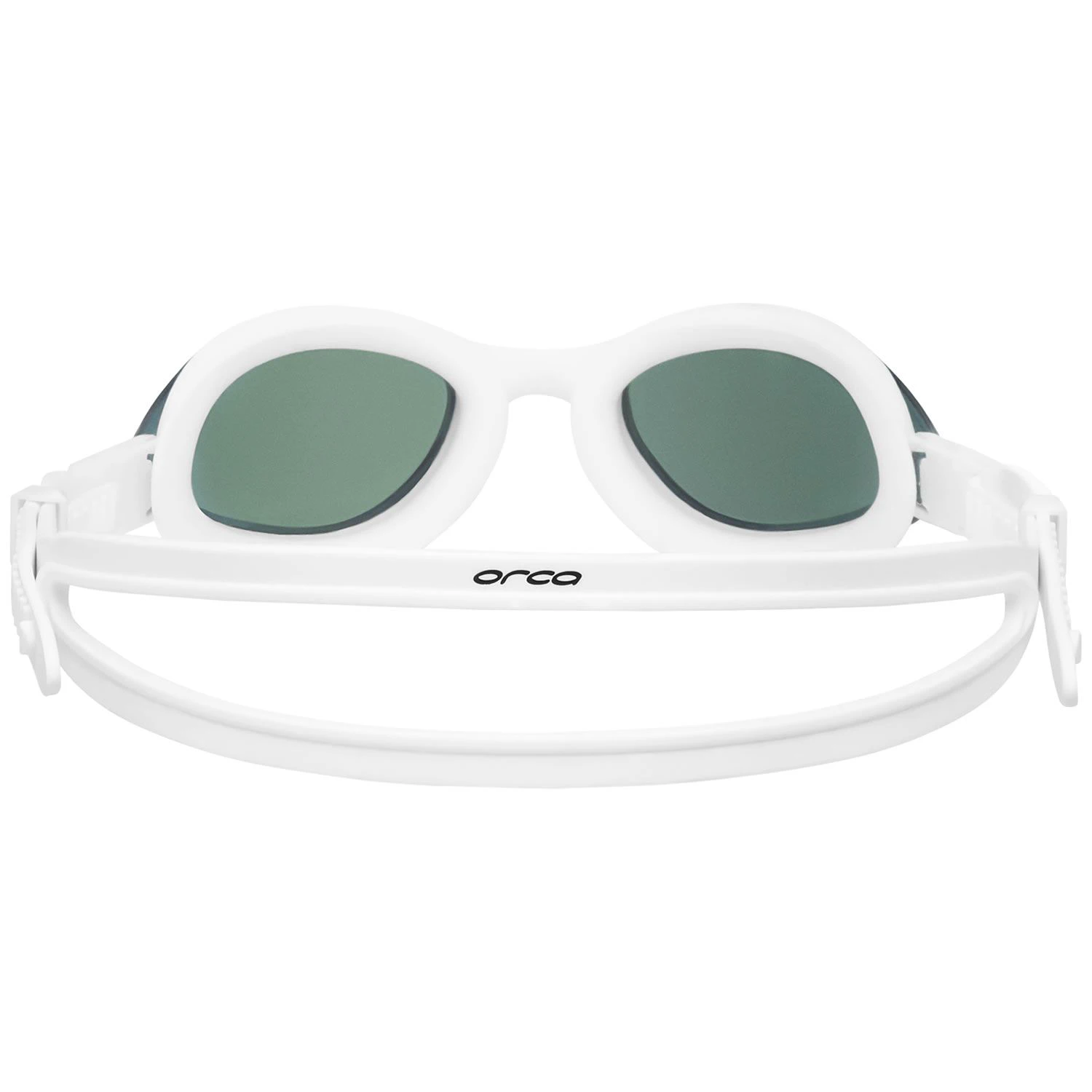 3. Orca - ochelari inot triatlon si ape deschise - Killa 180° - alb albastru